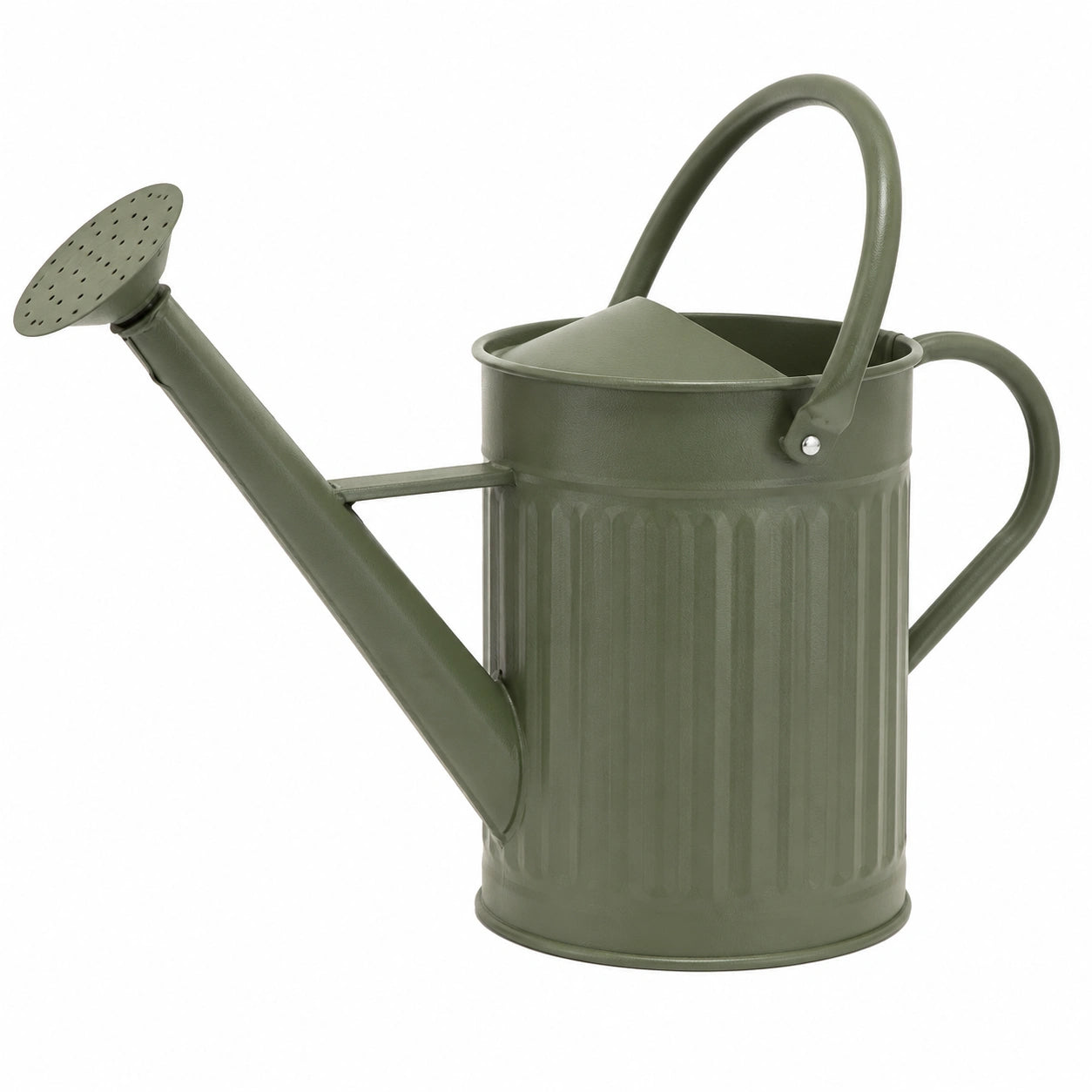 Arrosoir en métal 10l vert olive