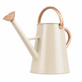 Arrosoir en métal crème et cuivre 10l