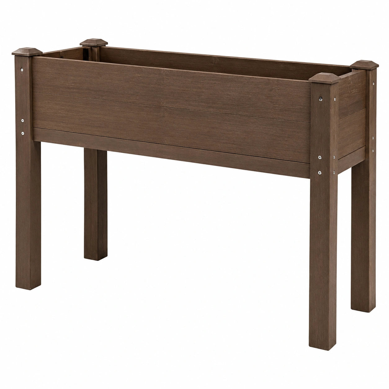 Jardinière surélevée extérieure marron