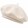 Béret classique écru