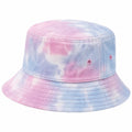 Bob tie-dye bleu et rose