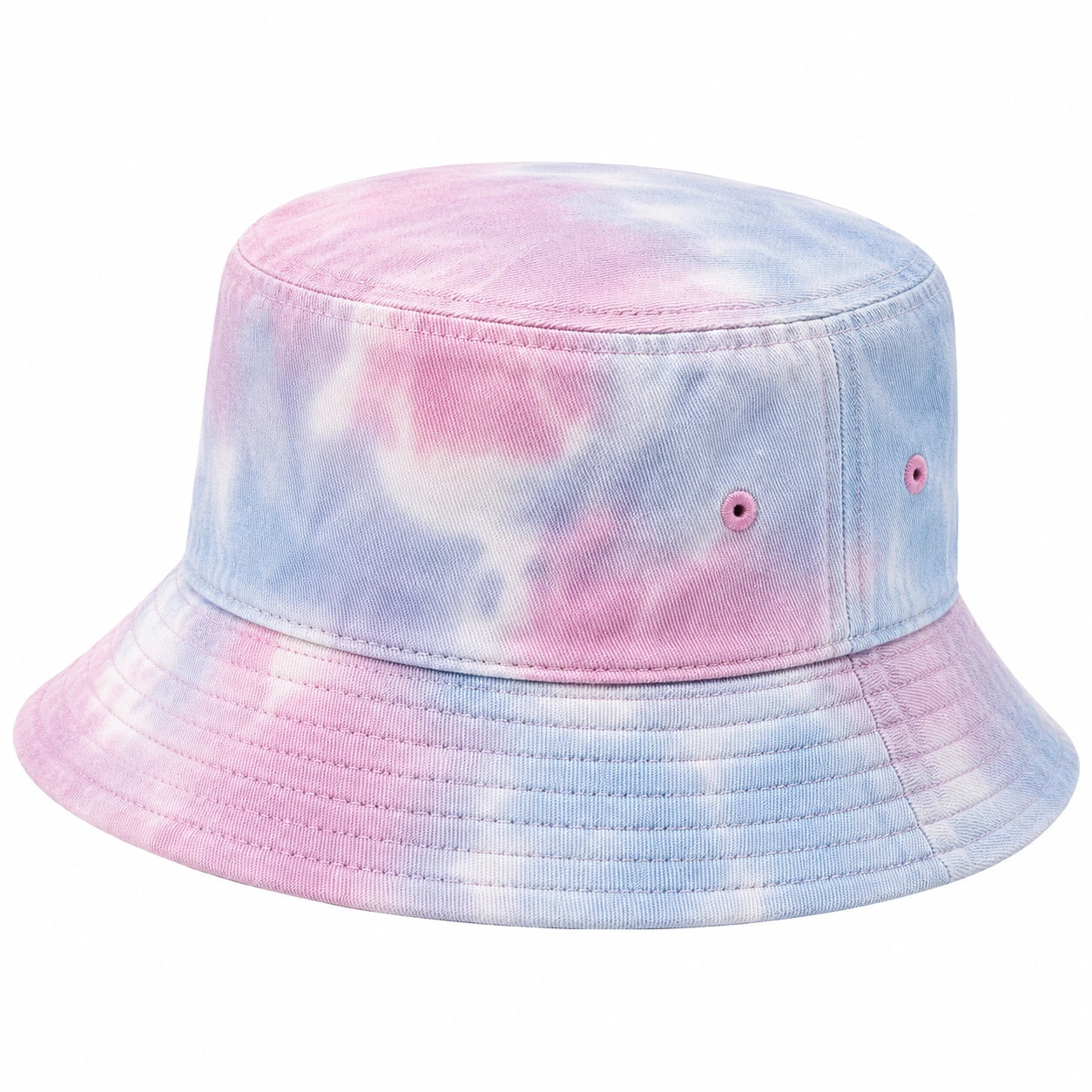 Bob tie-dye bleu et rose