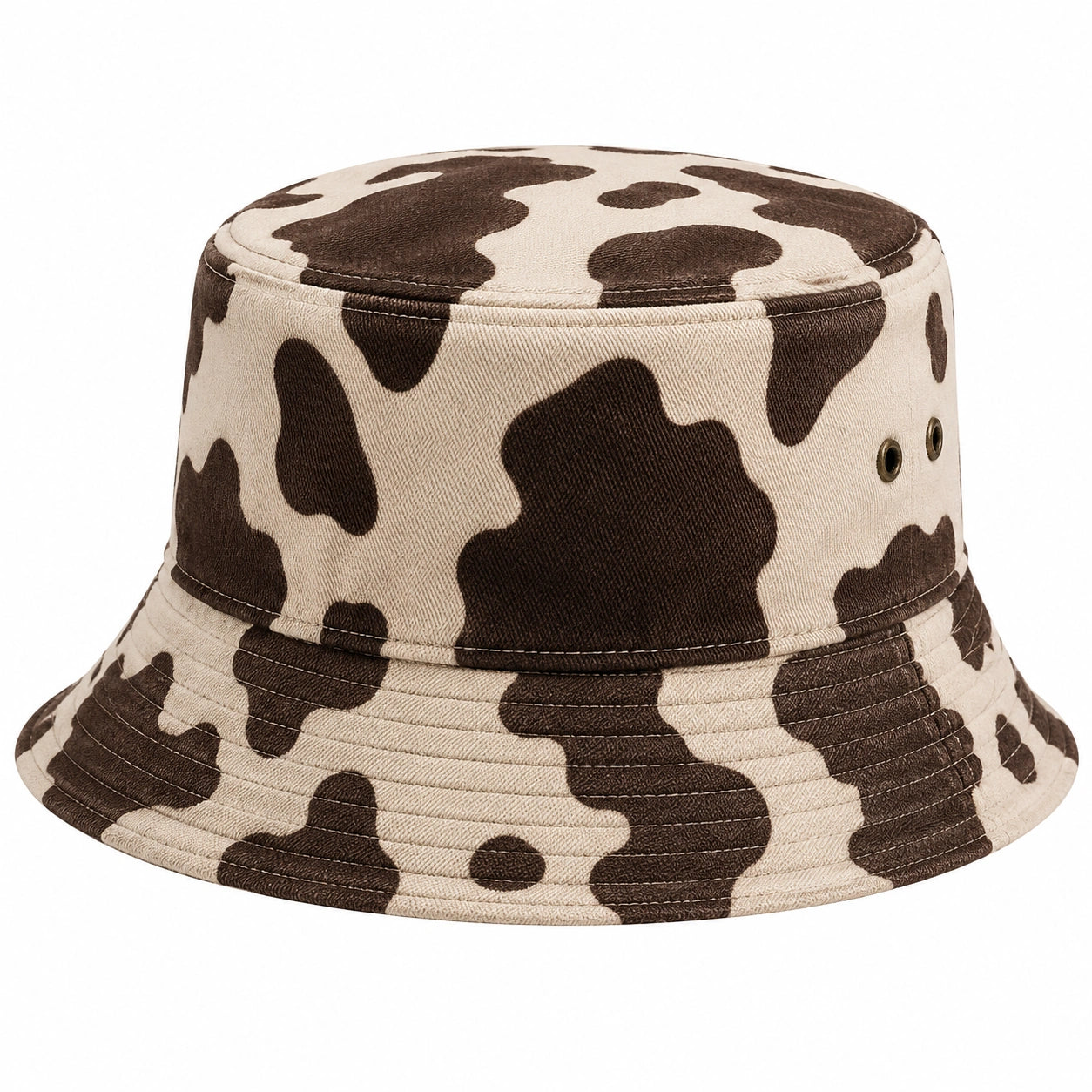 Bob imprimé vache beige et marron