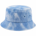 Chapeau bob tie-dye bleu clair