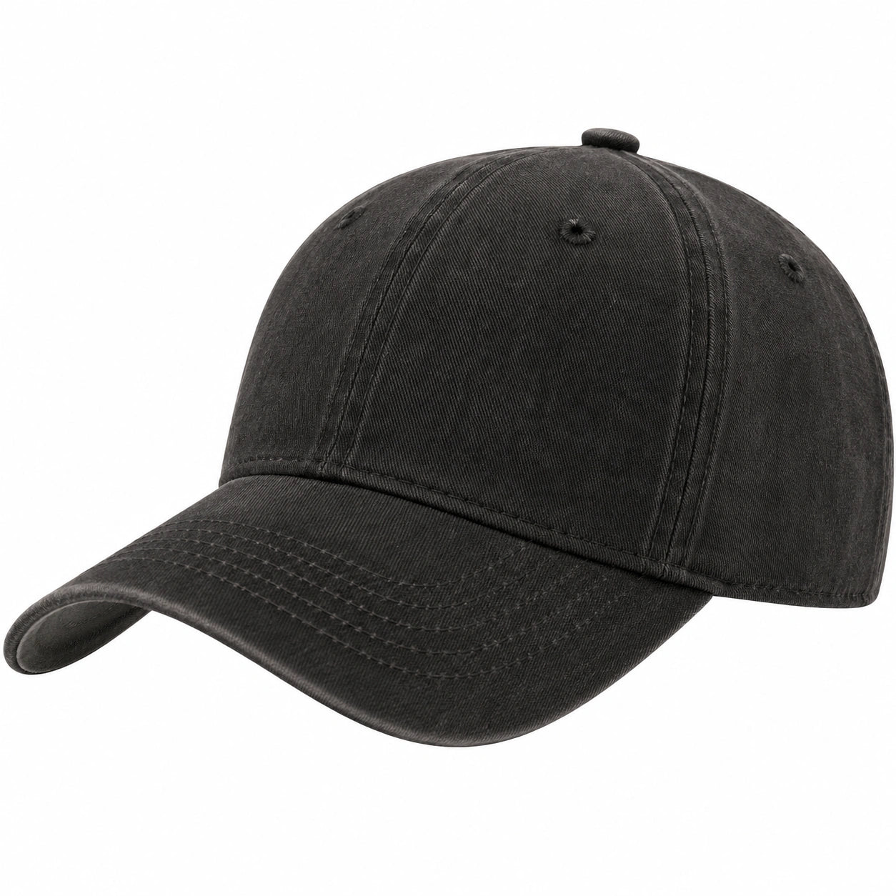 Casquette noire unisexe réglable