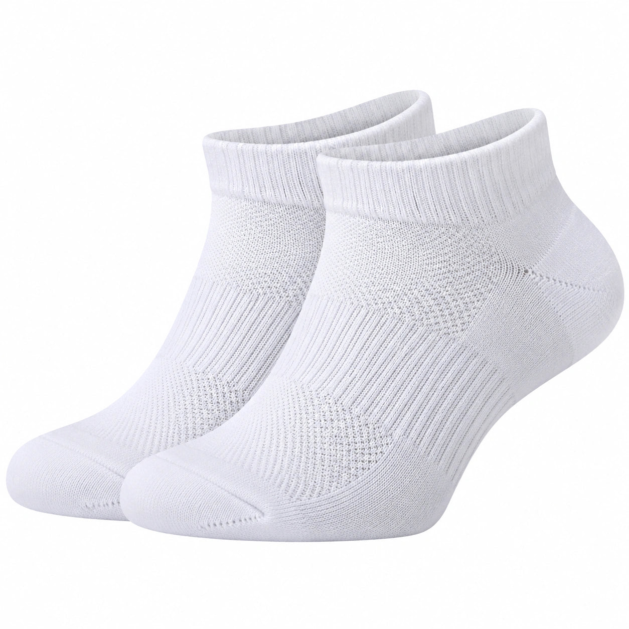 Chaussettes basses blanches respirantes pour adultes