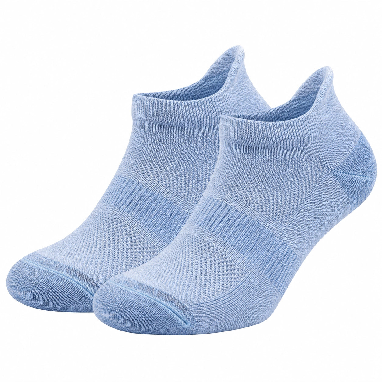 Chaussettes courtes respirantes bleu ciel