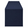 Chemin de table rectangulaire bleu foncé 200x50cm
