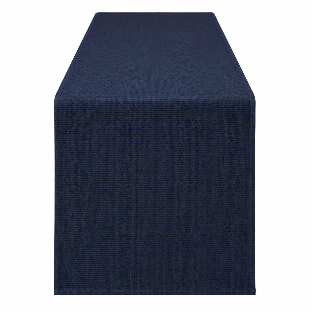 Chemin de table rectangulaire bleu foncé 200x50cm